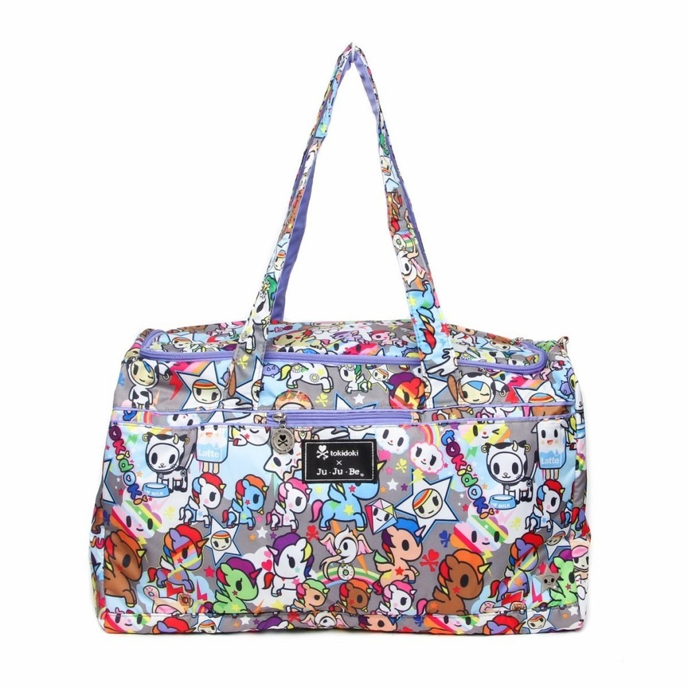 Ju-Ju-Be x Tokidoki Super Star Duffel Bag Diaper Tote Unikiki Travel Anime New